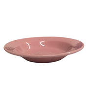 Fiesta - Peony Pink Rimmed Soup Bowl Homer Laughlin HLC Ceramic Bowl