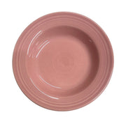 Fiesta - Peony Pink Rimmed Soup Bowl Homer Laughlin HLC Ceramic Bowl