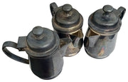 DJ EPNS Silverplate 4" Creamers Set Of 3 Vintage Collectible Serveware