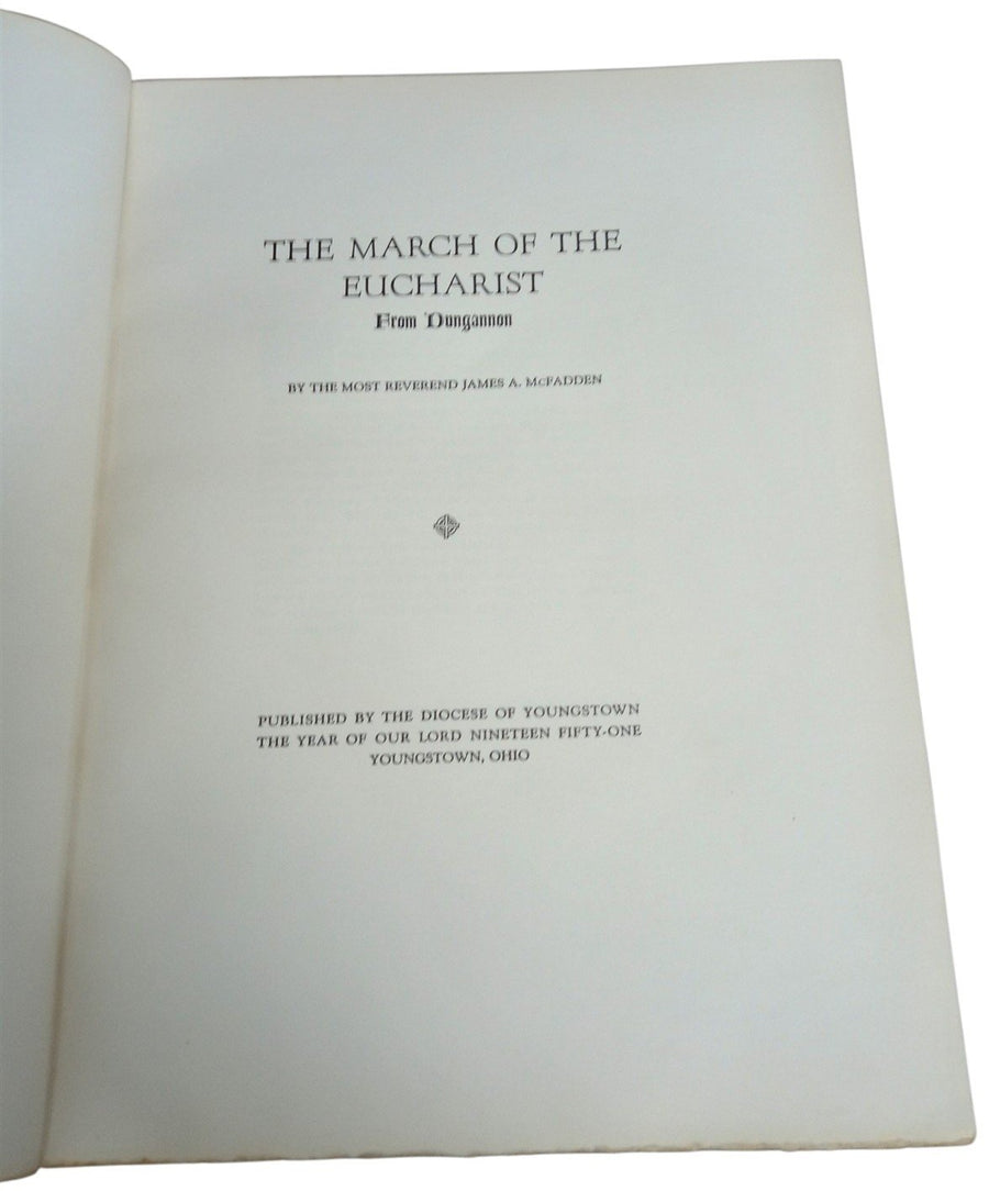 Book March Of The Eucharist Youngstown Diocese 1951 Vintage Collectible