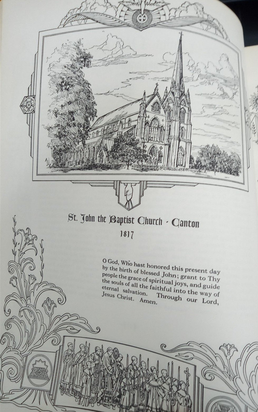 Book March Of The Eucharist Youngstown Diocese 1951 Vintage Collectible
