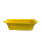 Fiesta - Daffodil Yellow Loaf Pan Homer Laughlin HLC Ceramic Baker