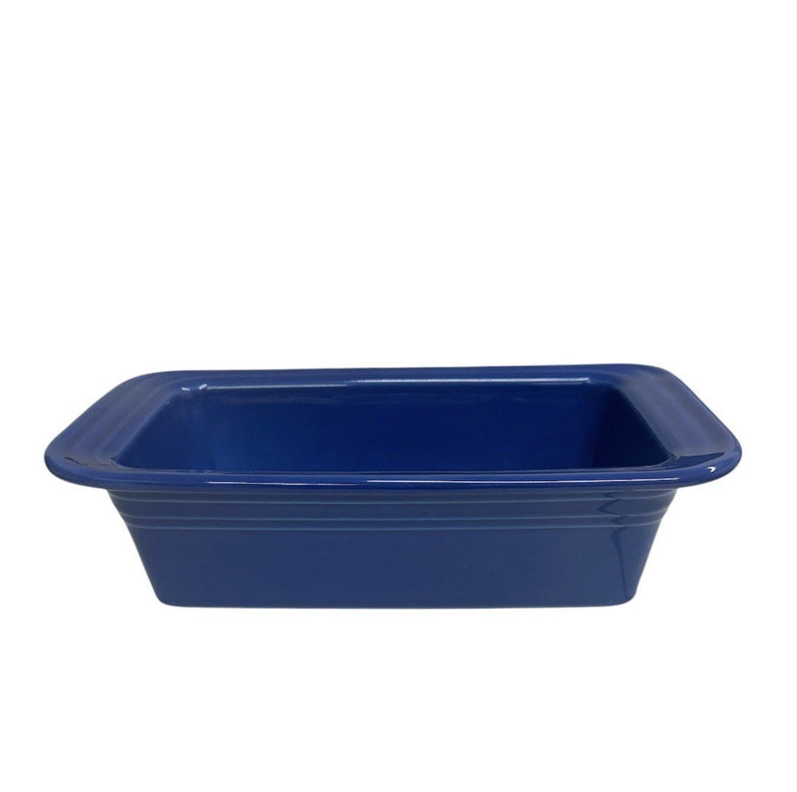 Fiesta - Lapis Blue Loaf Pan Homer Laughlin HLC Ceramic Baker