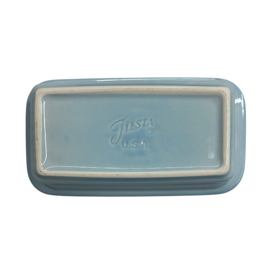 Fiesta - Sky Blue Loaf Pan Homer Laughlin HLC Ceramic Baker