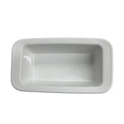 Fiesta - White Loaf Pan Homer Laughlin HLC Ceramic Baker