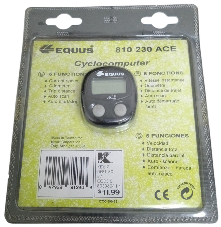Equus Cyclocomputer 5 Function Workout Fitness Equipment Sealed Likely 1990s