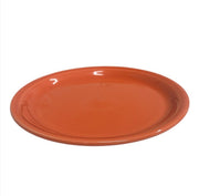 Fiesta - Poppy Orange Bistro Coupe Luncheon Plate Homer Laughlin HLC Ceramic