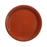 Fiesta - Poppy Orange Bistro Coupe Luncheon Plate Homer Laughlin HLC Ceramic