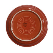 Fiesta - Poppy Orange Bistro Coupe Luncheon Plate Homer Laughlin HLC Ceramic