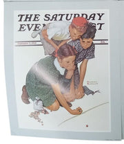 Norman Rockwell Saturday Evening Post Prints 1983 Set Of 4 Collectible 12"x10"