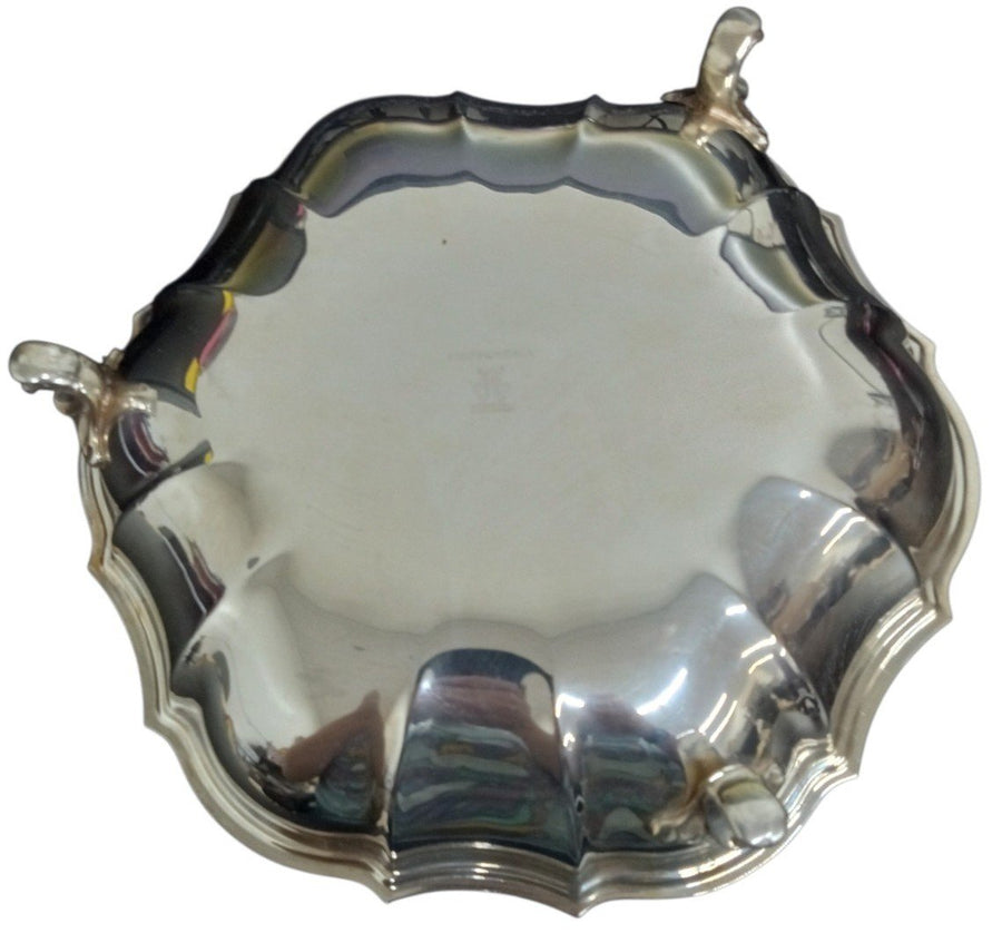 International Silver Chippendale Silverplate Bowl Vintage Collectible Ornate