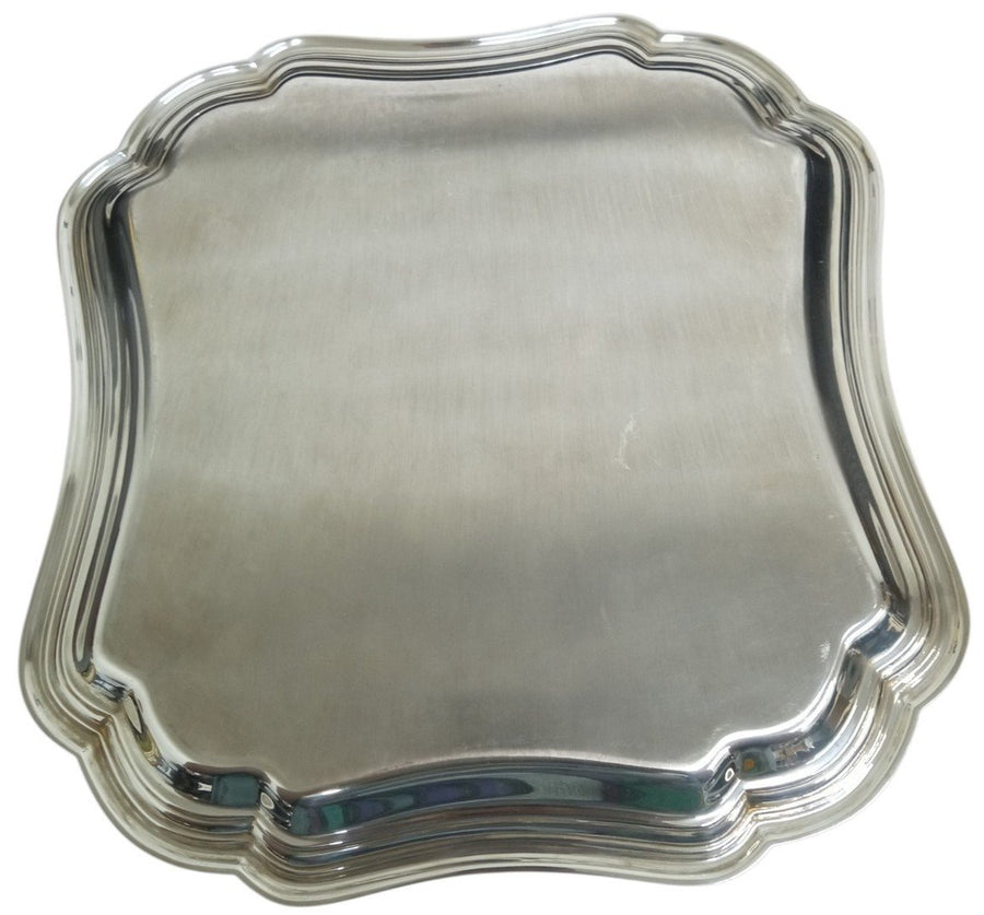 International Silver Chadwick Square Silverplate Platter/Tray Vintage 1970s