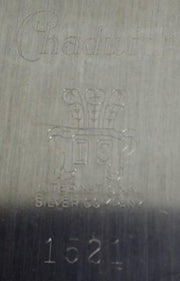 International Silver Chadwick Square Silverplate Platter/Tray Vintage 1970s