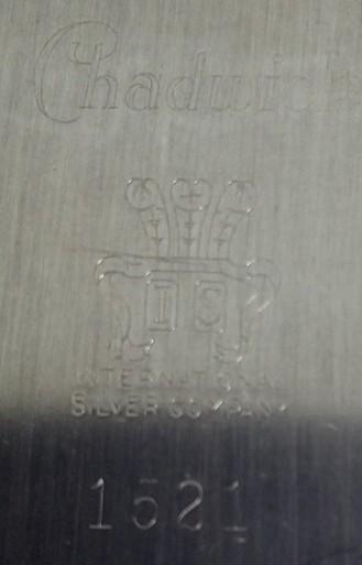 International Silver Chadwick Square Silverplate Platter/Tray Vintage 1970s