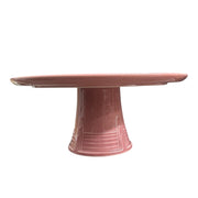 Fiesta - Peony Pink Cake Pedestal Homer Laughlin HLC Ceramic Display Stand