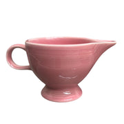 Fiesta - Peony Pink Individual Footed Creamer Homer Laughlin HLC Ceramic Pitcher (Retired)