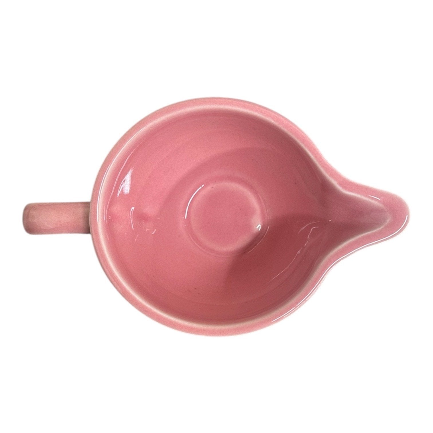 Fiesta - Peony Pink Individual Footed Creamer Homer Laughlin HLC Ceramic Pitcher (Retired)