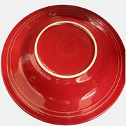 Fiesta - Scarlet Red Rimmed Soup Pasta Bowl Homer Laughlin HLC Dinnerware