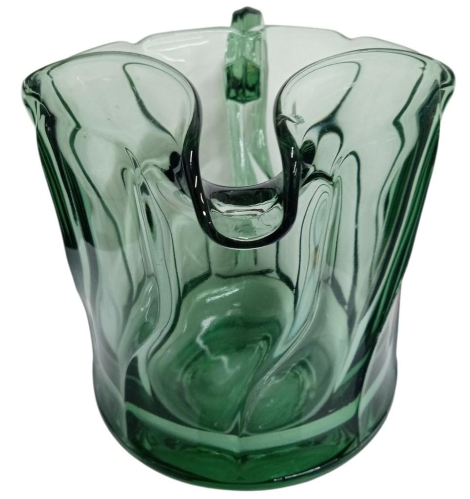 Fostoria Jamestown Green Glass Pitcher Vintage Collectible Glassware Drinkware
