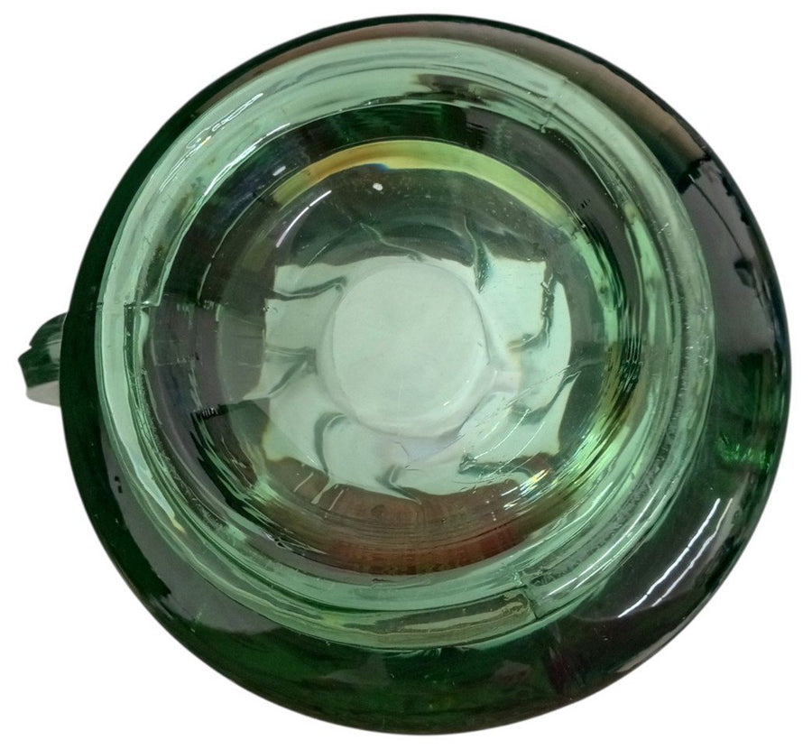 Fostoria Jamestown Green Glass Pitcher Vintage Collectible Glassware Drinkware