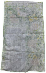 Linen Malandrino Vintage Retro Boho 1976 Calendar With Duck and Floral Design