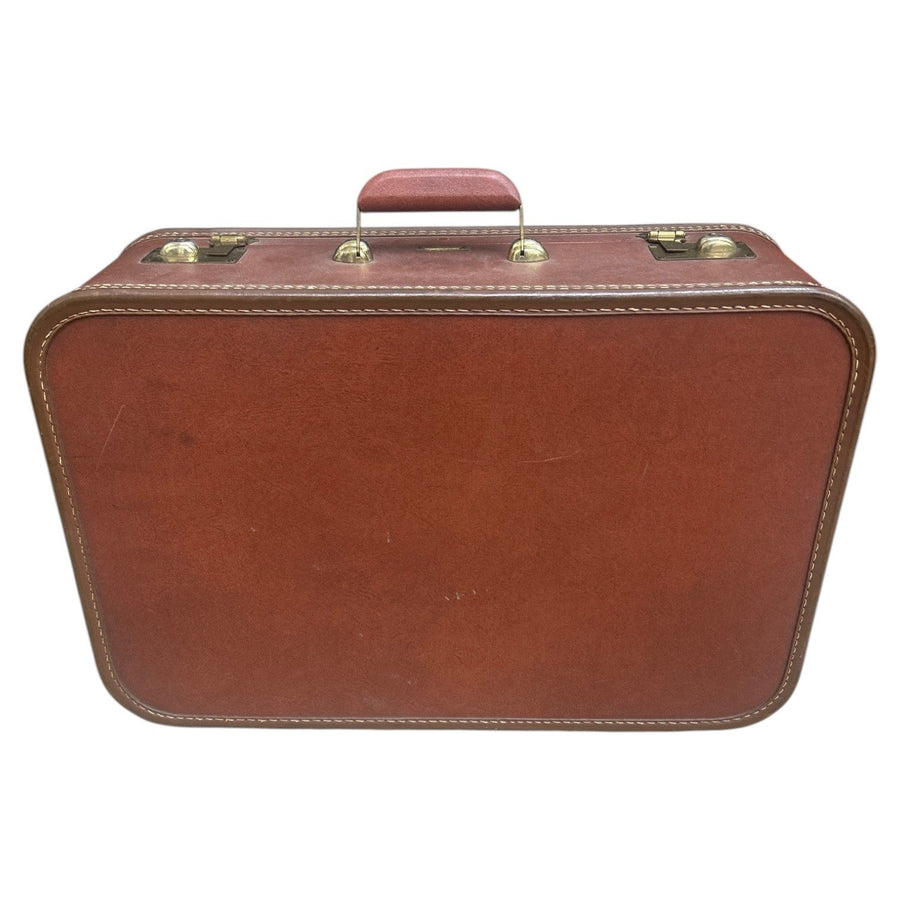 Vintage J.C Higgins Brownish Red Overnight Train Case or Luggage