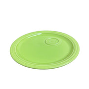 Fiesta - Chartreuse Green Welled Snack Plate Homer Laughlin HLC Ceramic Tableware