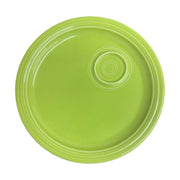 Fiesta - Chartreuse Green Welled Snack Plate Homer Laughlin HLC Ceramic Tableware