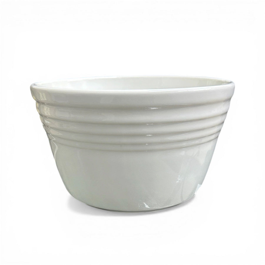 Fiesta - White Flower Pot & Base New In Box Homer Laughlin HLC Ceramic Decor