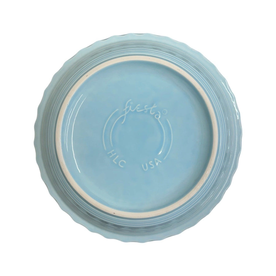 Fiesta - Sky Blue Deep Dish Pie Baker 44oz Homer Laughlin HLC Ceramic Baking
