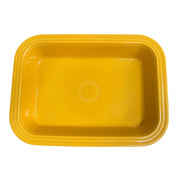 Fiesta - Marigold Yellow Rectangular Casserole Baker 3 Quart Homer Laughlin HLC Ceramic Dish Retired