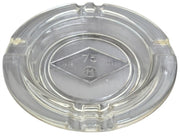 GE General Electric 75th Anniversary Clear Glass Ashtray 1953 Vintage Tobacciana