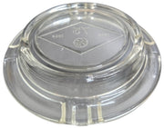 GE General Electric 75th Anniversary Clear Glass Ashtray 1953 Vintage Tobacciana