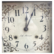 Seth Thomas Clock Co. Pillar and Scroll Black Mantel Shelf Clock
