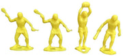 Cavemen MPC Yellow Toy Figures Set Of 4 Vintage Retro Collectible Nostalgic