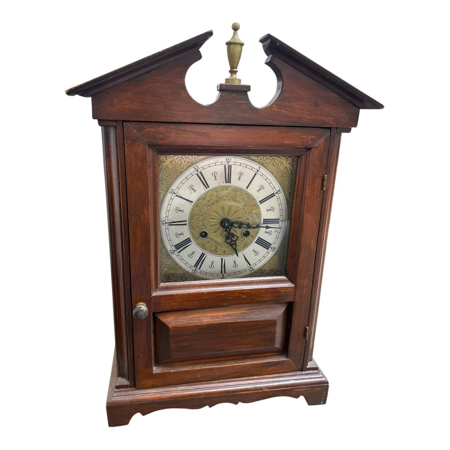 Urgos Vintage Handmade Shelf Mantel Clock With Key