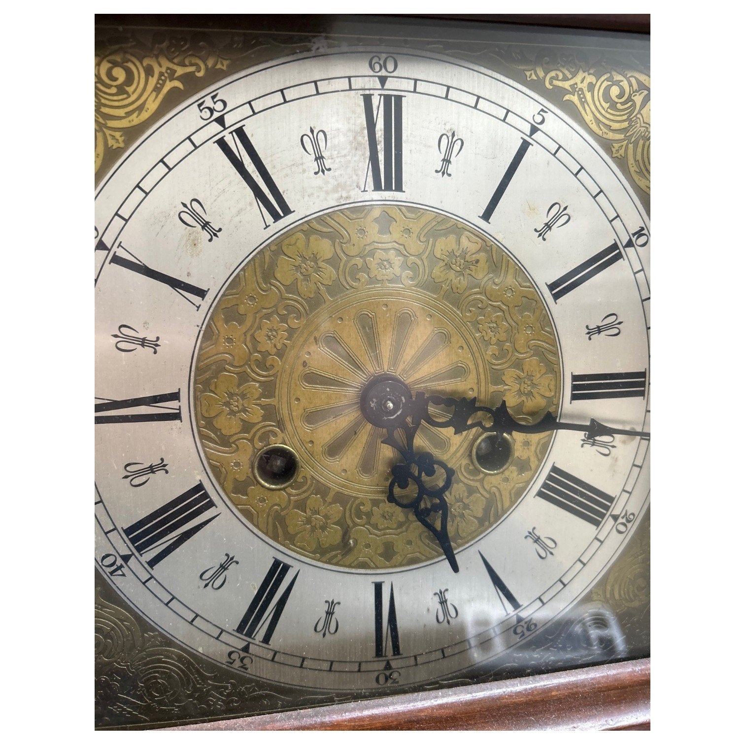 Urgos Vintage Handmade Shelf Mantel Clock With Key