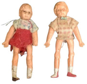 Caco Family Bendable Dolls Set Of 4 Toys Playset Vintage Collectible 1960s
