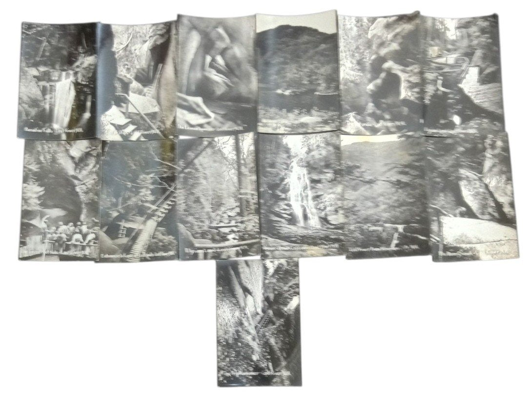 Photos Lost River NH Set Of 20 Mini Black & White Vintage Collectible Souvenir