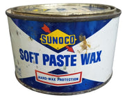 Sunoco Soft Paste Wax Can Vintage Retro Collectible Petroliana Mancave