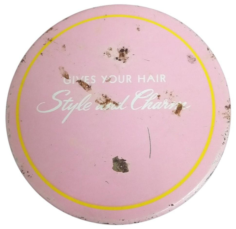 Snow White Hair Beautifier Can 1960s Display Vintage Collectible Nostalgic