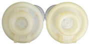 Tupperware Salt & Pepper Shakers White Vintage Retro Collectible Kitchenware