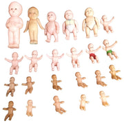 Miniature Baby Toy Figures Set Of 23 Vintage Collectible Cute Dollhouse