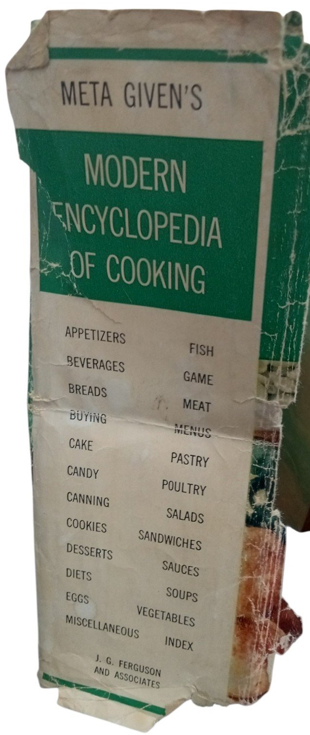 Cookbook Meta Given's Modern Encyclopedia Of Cooking Vintage Collectible 1952