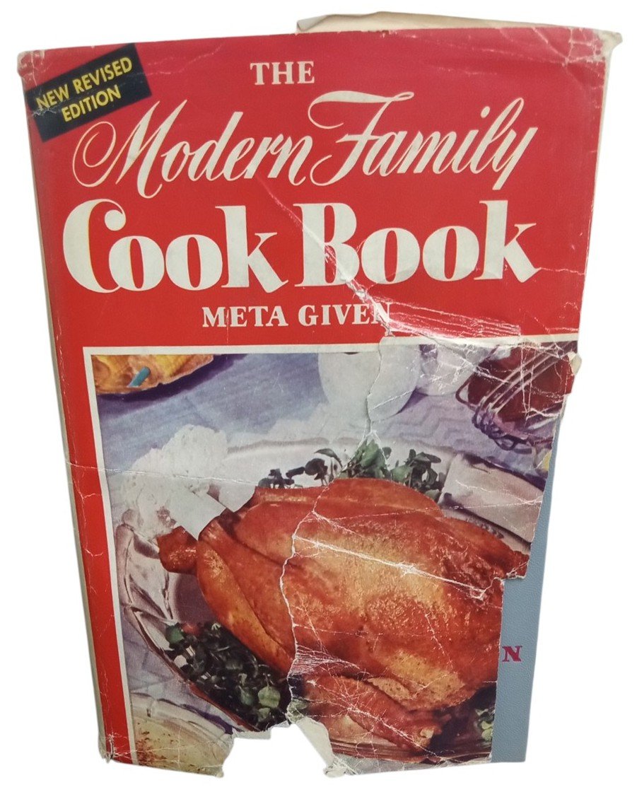 Book Meta Given Modern Family Cookbook 1953 Vintage Collectible Cooking