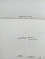 Cookbooks Banner Press Home Cooking Library 1978 Set Of 4 Vintage Collectible