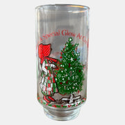 Holly Hobbie Set of Four 1977 Christmas Coca Cola Limited Edition Glasses