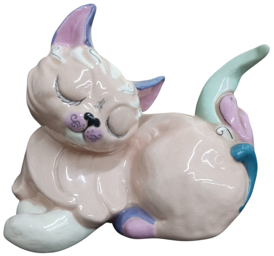 Kay Finch Ceramic Cat Figure/Statue Vintage Cute Collectible Nostalgic Gift Idea
