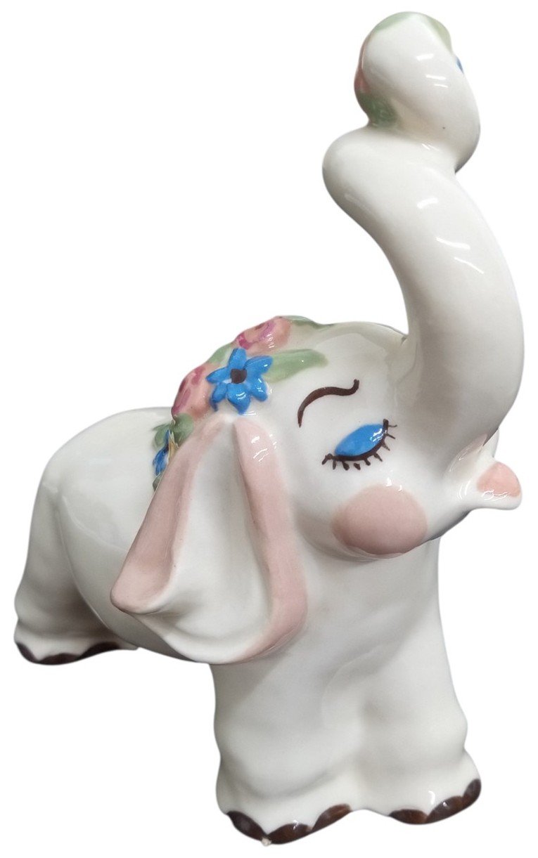 Ceramic Arts Studio Elsie Elephant Figure Vintage Collectible Gift Idea