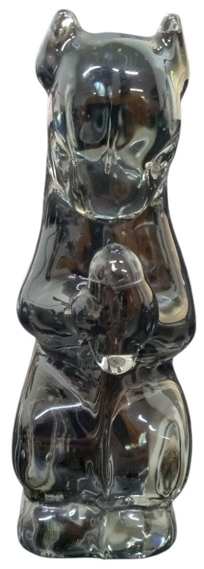 Reijmyre Black Squirrel Glass Figure Vintage Collectible Knick Knack Gift Idea